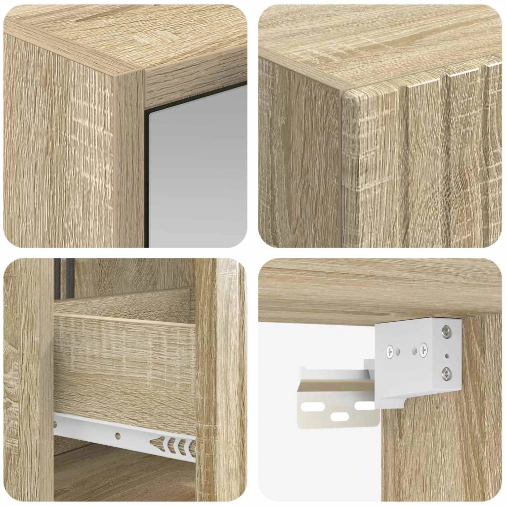 Set di Armadi da Bagno 5 pcs Rovere Sonoma 40 x 10,5 x 60,5 cm 3407337