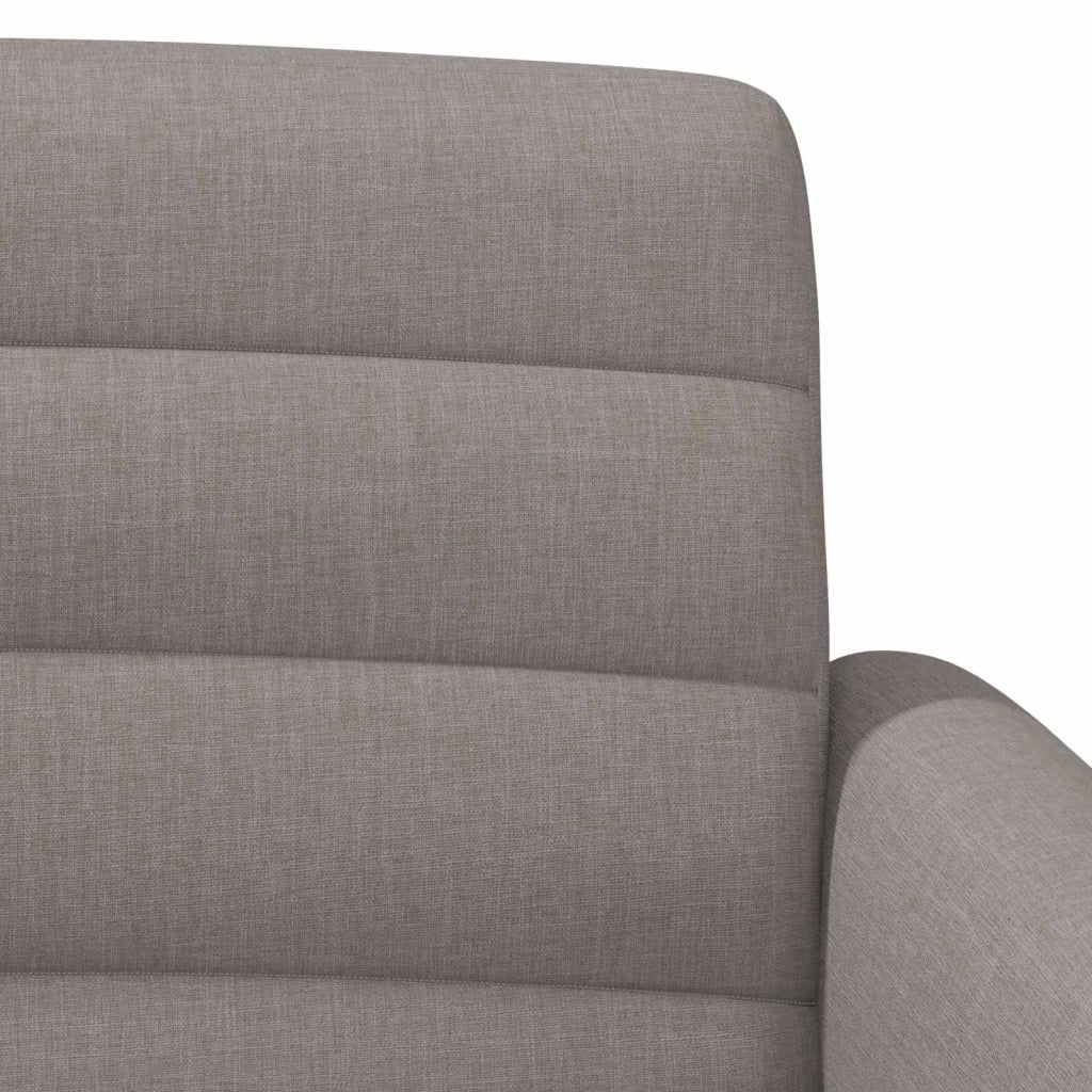 Loveseat con bottoni imbottiti Tortora 116 x 67 x 80 cm Tessuto 42041781