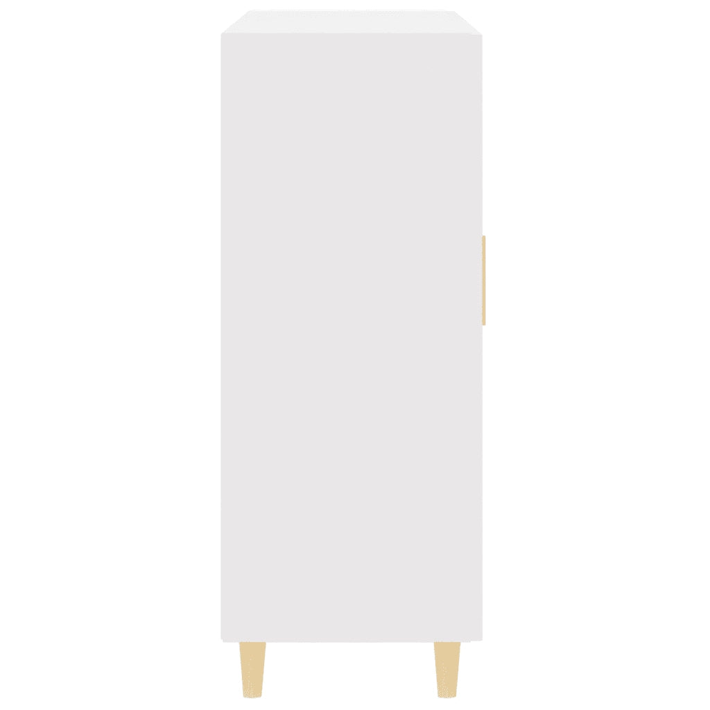 Credenza | Madia | Buffet da pranzo | Armadio da pranzo Bianca 69,5x34x90 cm in Legno Multistrato