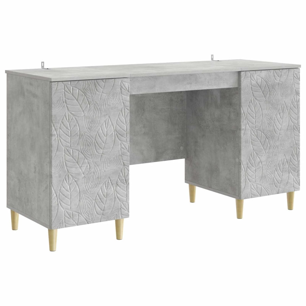 Scrivania Grigio Cemento Legno ingegnerizzato