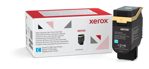 Xerox Cartuccia toner Ciano a Alta capacità da 5500 Pagine per Stampante a colori ® C320/multifunzione a colori ® C325 (006R04828)
