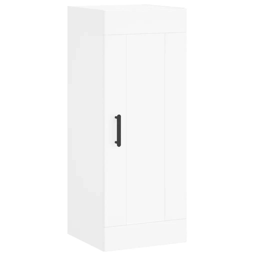 Credenza Bianca 34,5x34x180 cm in Legno Multistrato 3200265
