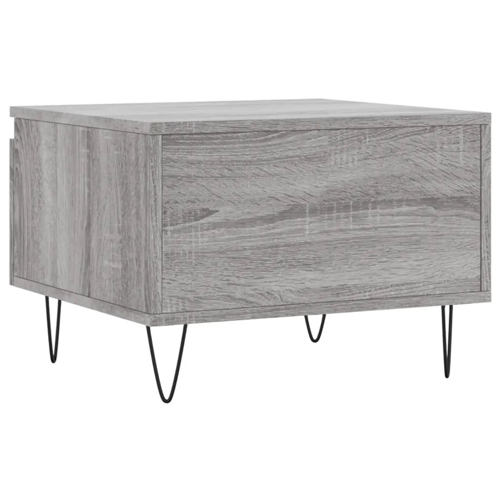 2 pz Tavolini salotto | Tavolino da caff¨¨ | Tavolino da Soggiorno Grigio Sonoma 50x46x35cm Legno Multistrato
