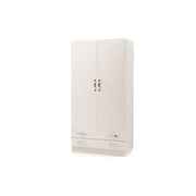 Armadio componibile 2 ante e 2 cassetti bianco Frass. Cm 90x60xh.180