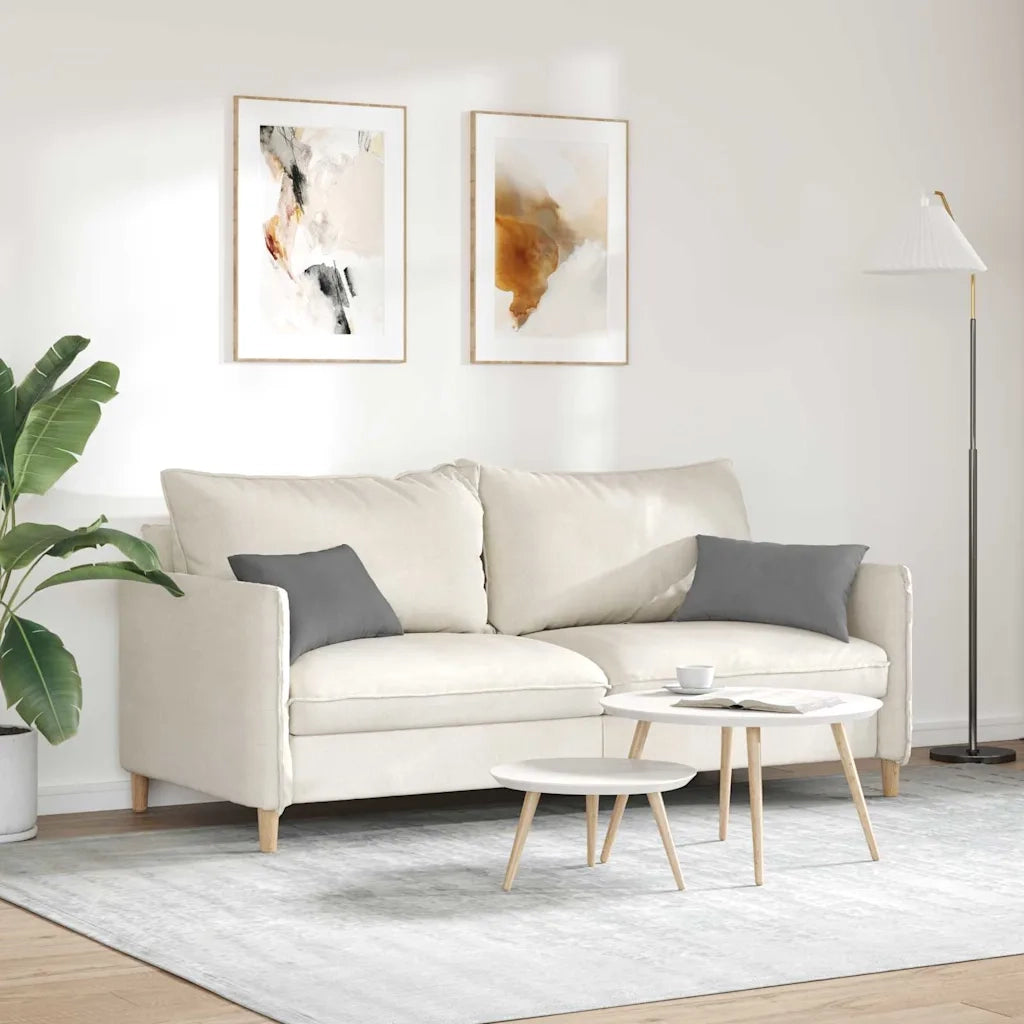 Cuscini da Divano 2 pcs Grigio scuro 50 x 30 cm Tessuto