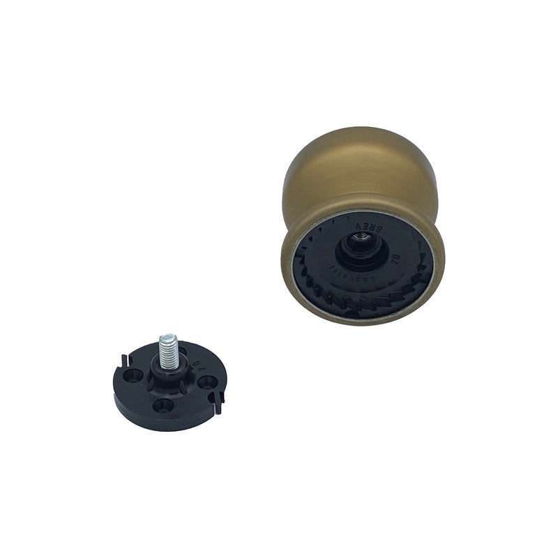 Pomolo fisso per porta SAGUATTI 174/70GB in alluminio bronzo satinato