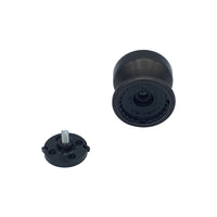 Pomolo fisso per porta SAGUATTI 174/70IB in alluminio marrone opaco