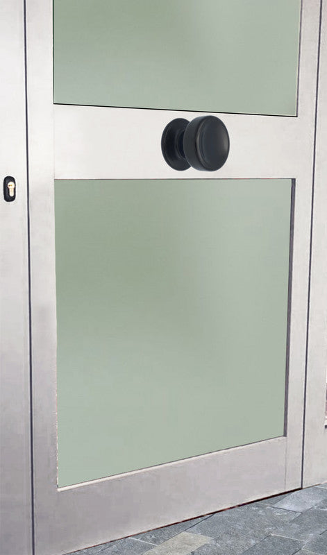 Pomolo fisso per porta SAGUATTI 174/70IB in alluminio marrone opaco