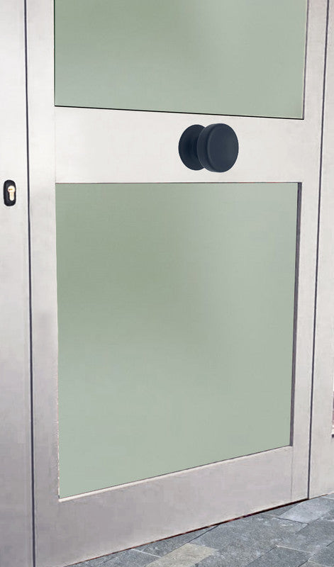 Pomolo fisso per porta SAGUATTI 174/70ZB in alluminio nero opaco