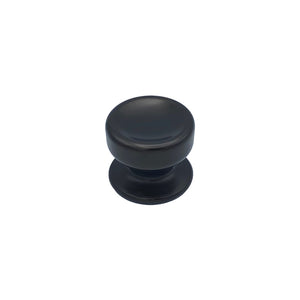 Pomolo fisso per porta SAGUATTI 174/70IB in alluminio marrone opaco