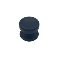 Pomolo fisso per porta SAGUATTI 174/70ZB in alluminio nero opaco