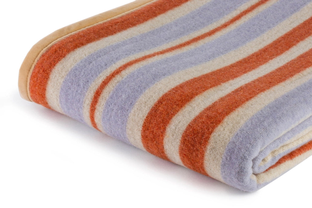 Coperta Elettrica Elettrocoperta Singola in Misto Lana Righe