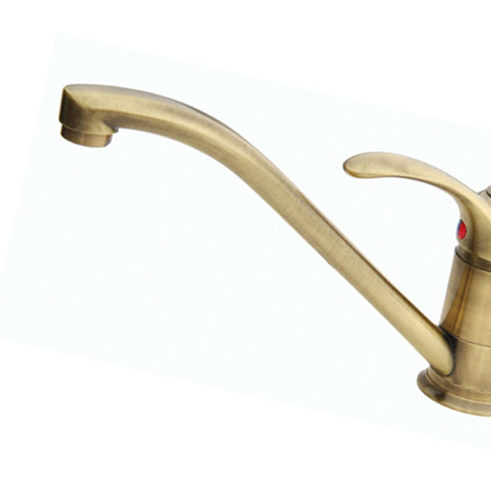 Rubinetto lavello serie distri vecchio ottone