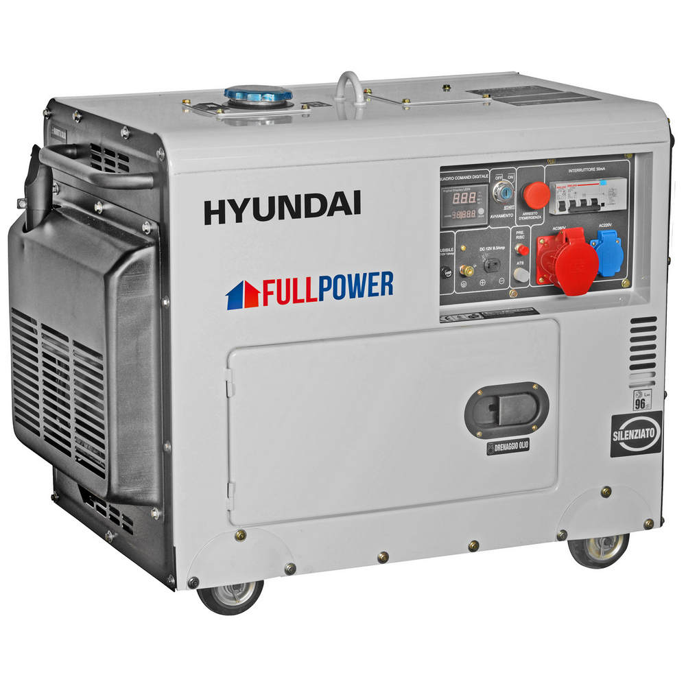 Generatore Hyundai 65230 Diesel Silenziato Trifase da 5,5KW