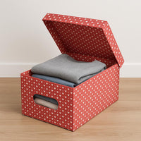 Kit 4pz Scatole Box Sistemazione Armadio in PVC Pieghevole 50x39 H24cm Col.Ass