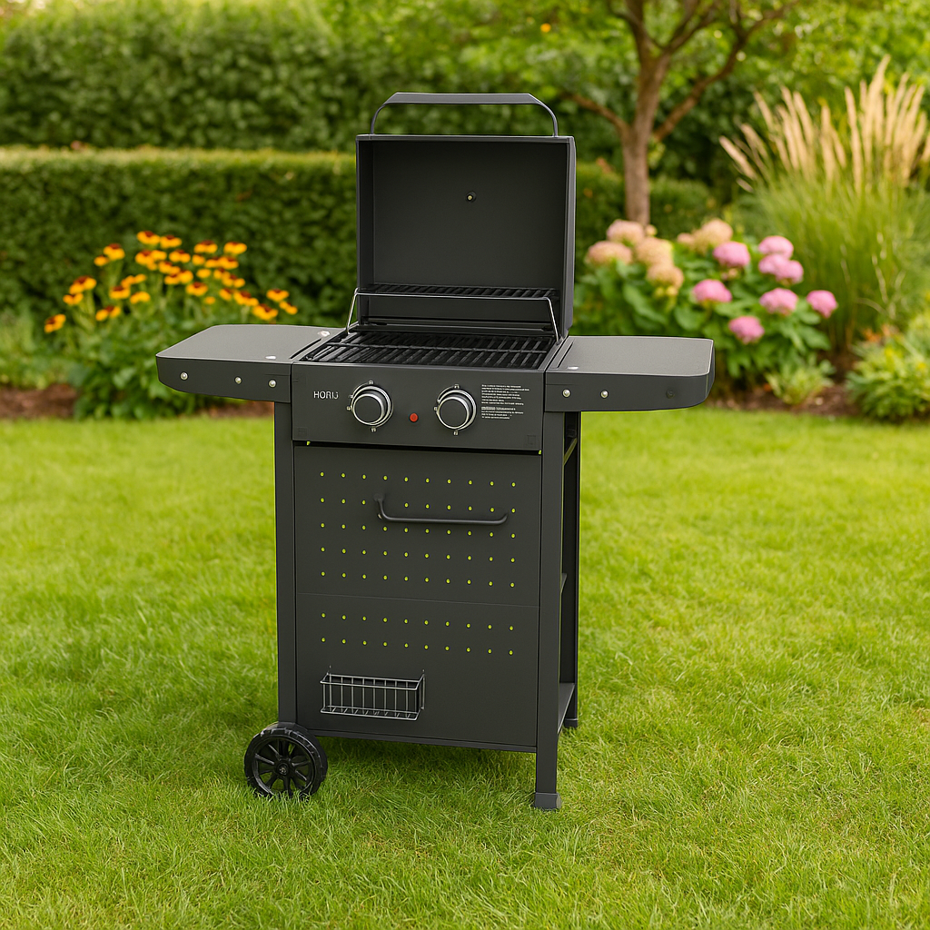 Barbecue a Gas 2 Fuochi HOT 2