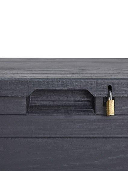 BAULE MULTIBOX 42,5X44XH50 90 LT ANTRACITE GIARDINO