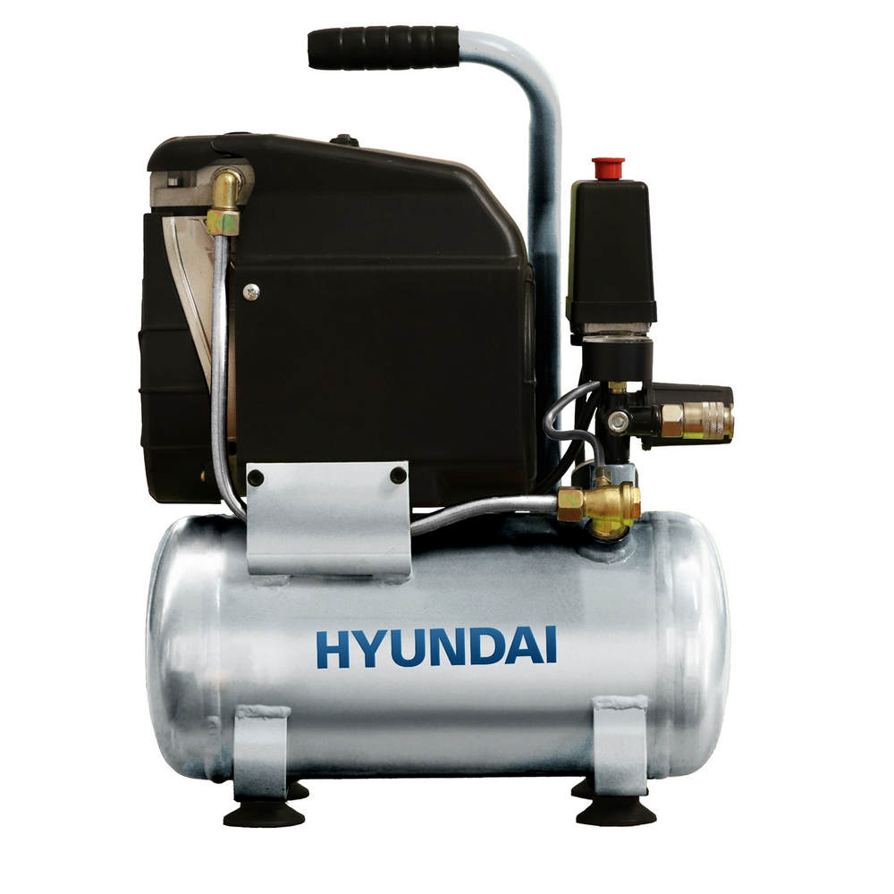 Compressore Aria Hyundai 65063 6L Motore senza Olio 1.1 kW