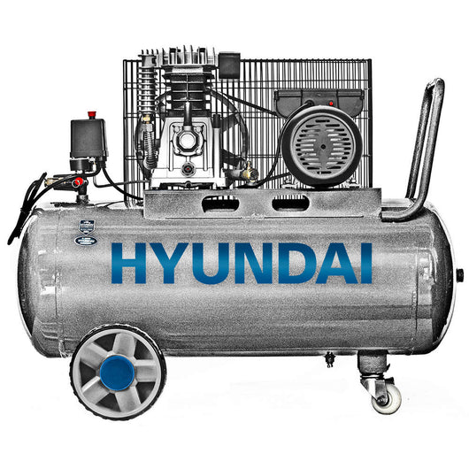 Compressore d’aria Hyundai 65604 100l Lubrificato con Ruote