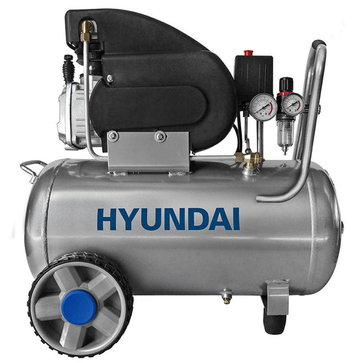 Compressore Lubrificato 50l Hyundai 65651 con Ruote 1500W