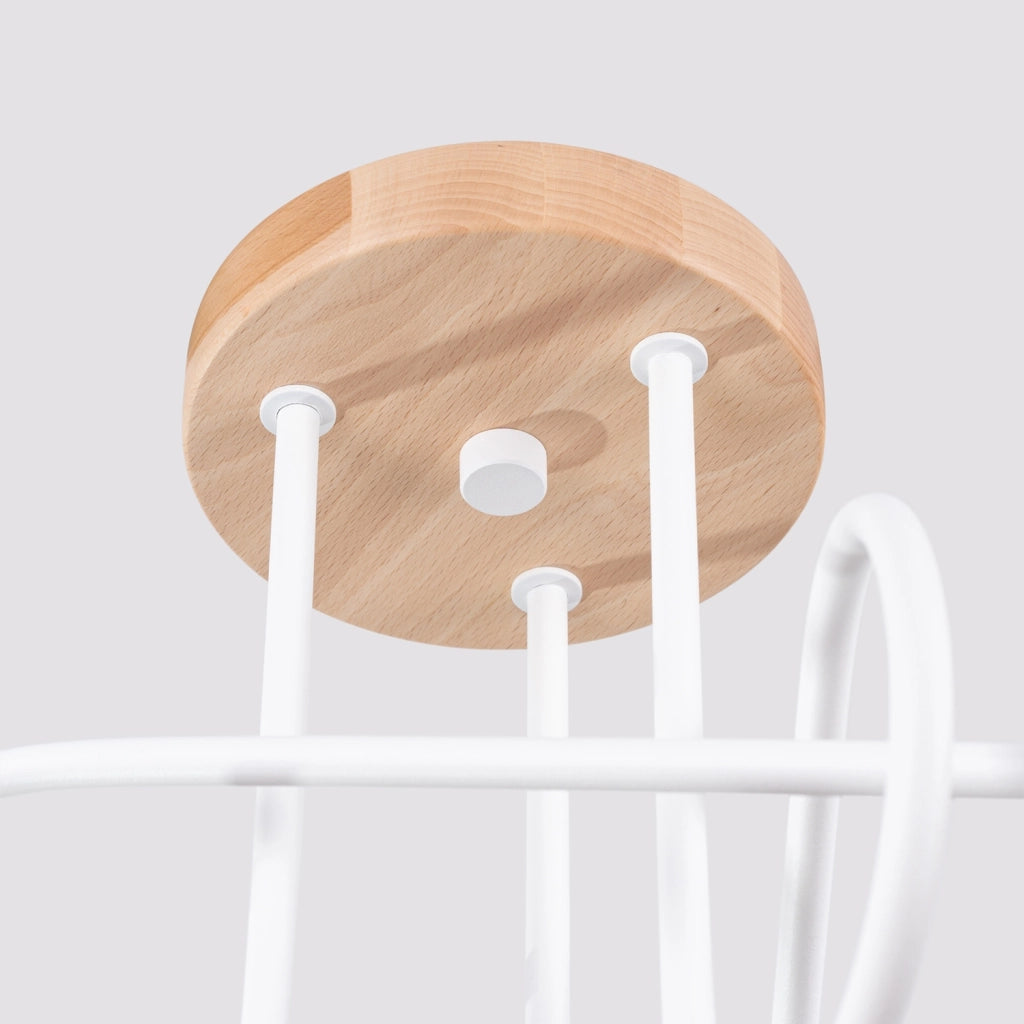 Lampadario EMBER 3 bianco