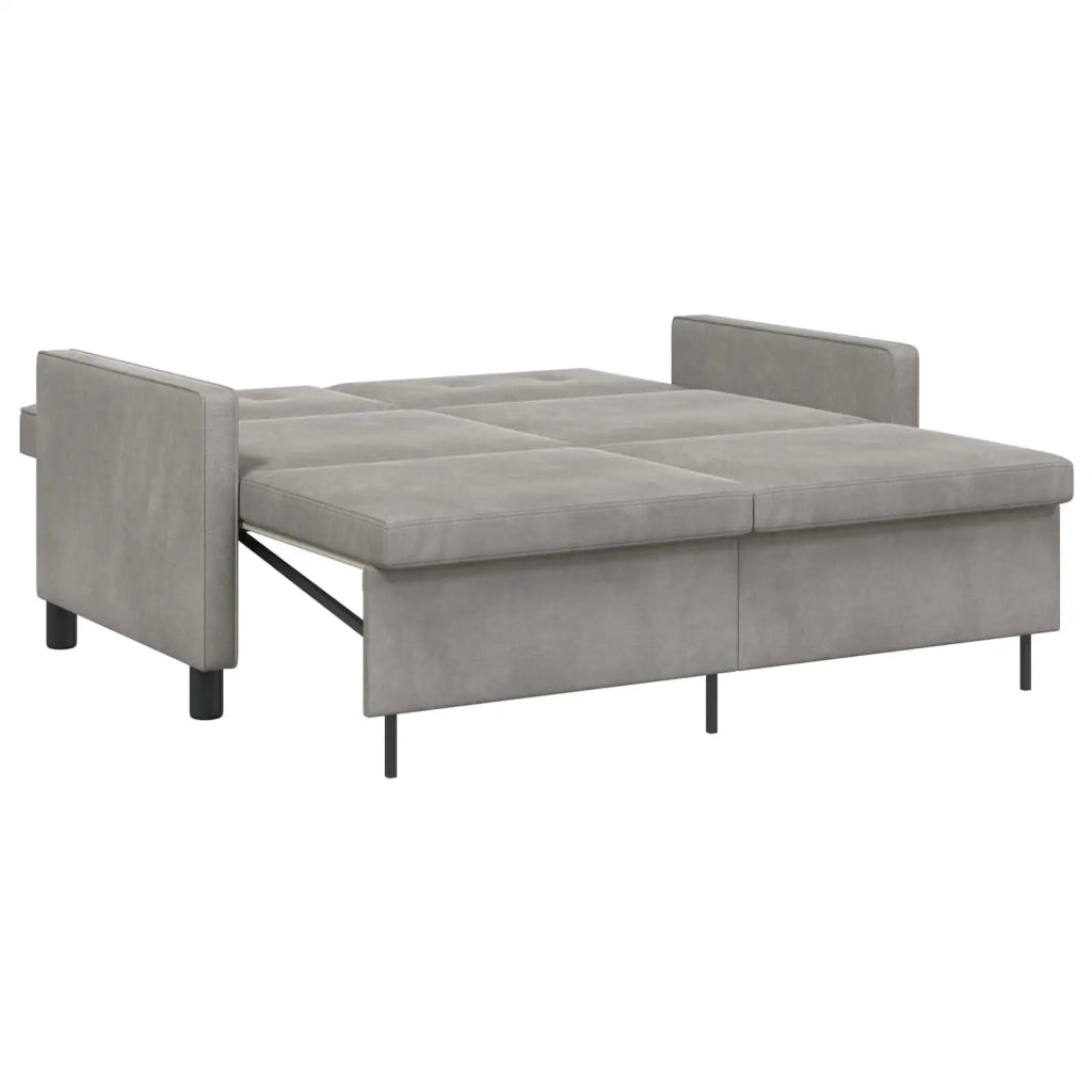 Divano letto Verde chiaro Tessuto