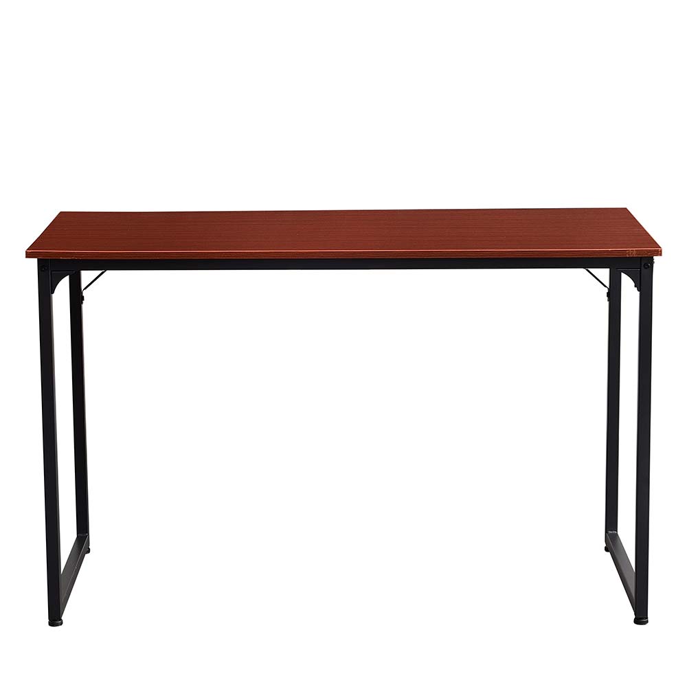 Scrivania Tavolo Porta PC Design Industriale Legno Metallo 120x60 Casa Ufficio