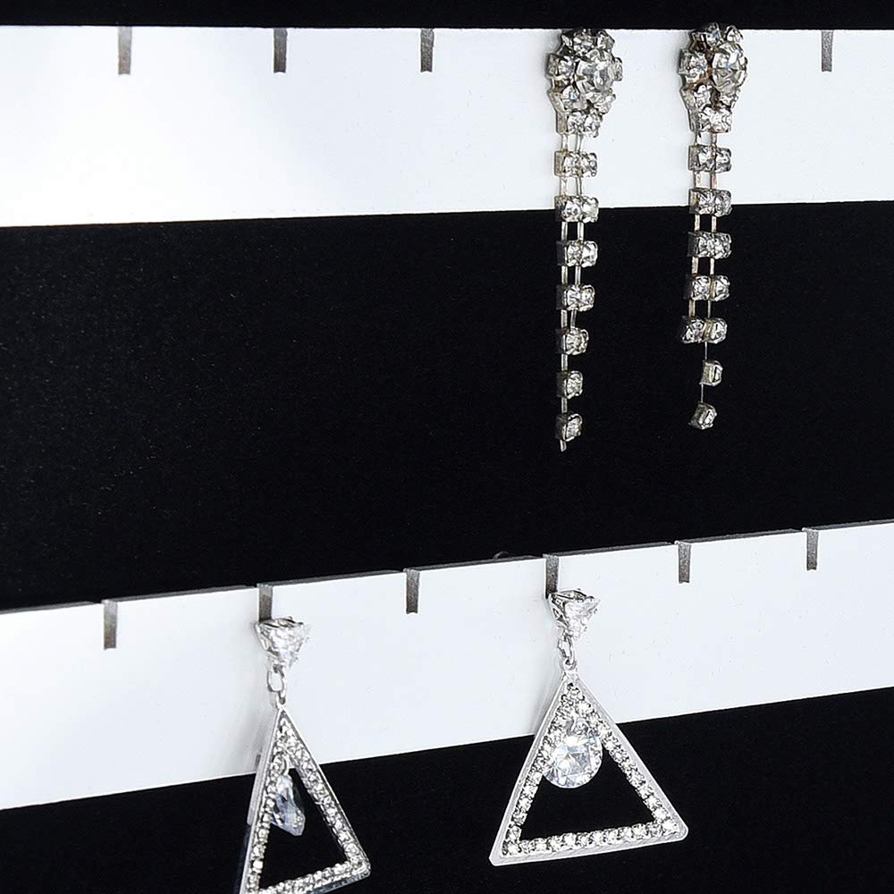 Specchiera Portagioie Armadietto Portagioielli Basculante con Specchio Legno Bianco