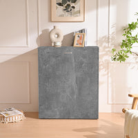 Mobile Letto a Scomparsa Singolo Salvaspazio Cemento Materasso e Rete Incluso