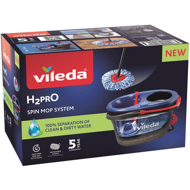 VILEDA SISTEMA LAVAPAVIMENTI H2PRO SPIN MOP SYSTEM