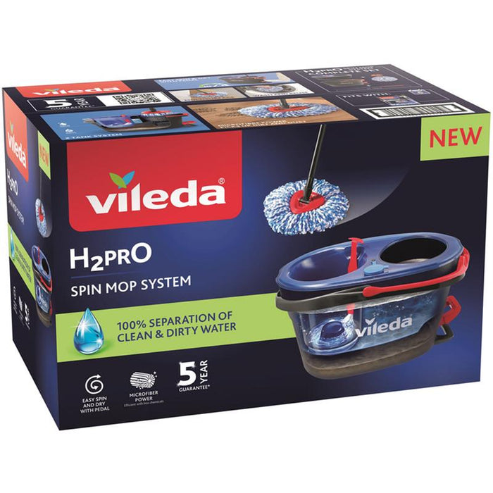 VILEDA SISTEMA LAVAPAVIMENTI H2PRO SPIN MOP SYSTEM