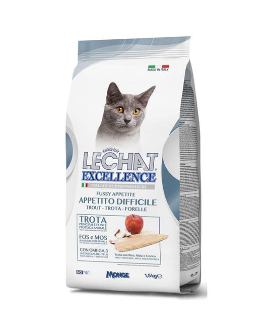 LECHAT EXCELLENCE CROCCANTINI GATTO 1,5KG APPETITO DIFFICILE TROTA