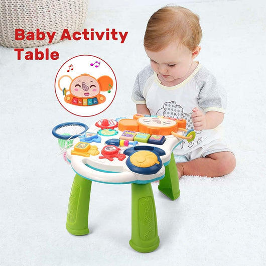 Primi Passi 2in1 con Tavolo Centro Attivita Giocattolo Bambini Prima Infanzia