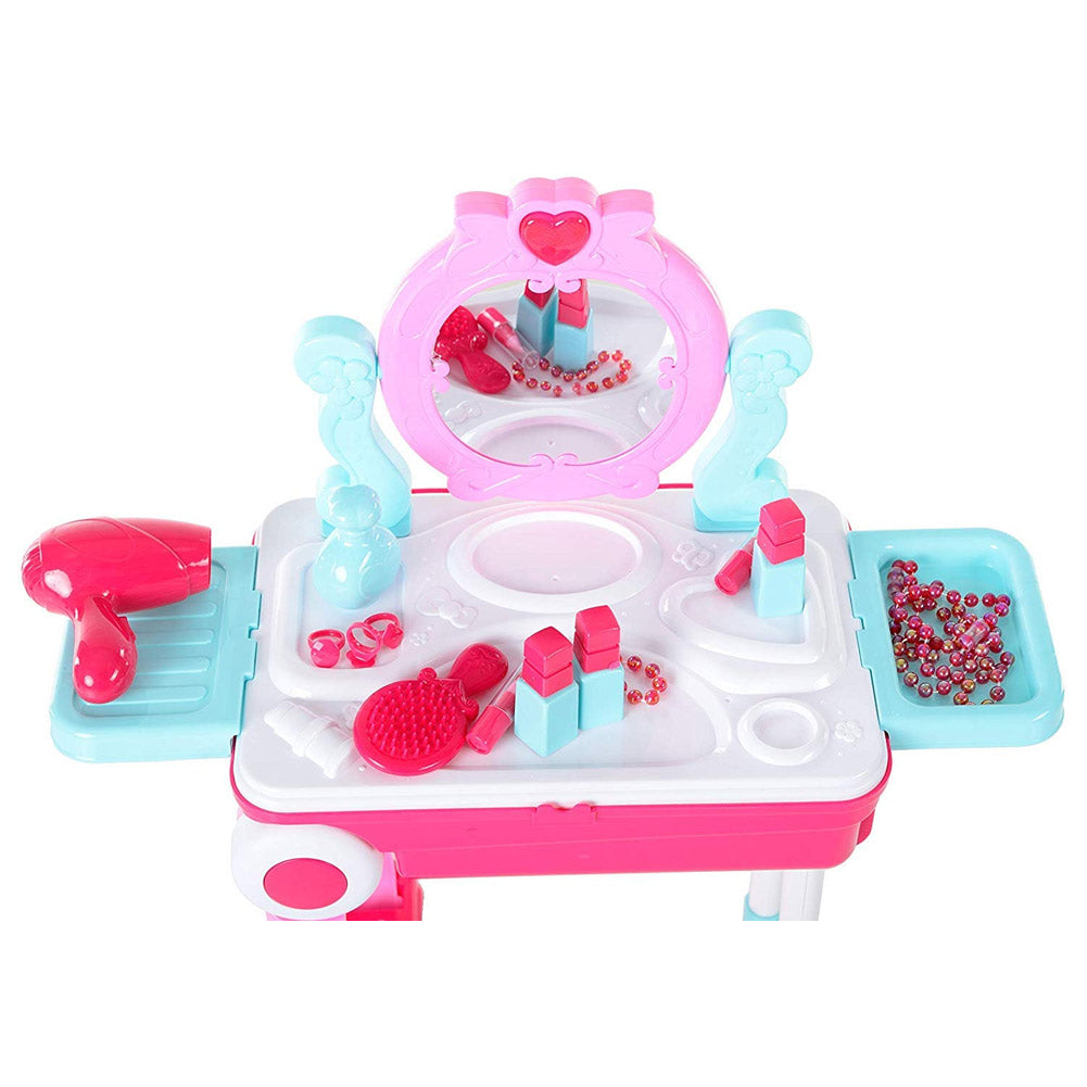 Trolley Beauty Bellezza Specchiera Trucchi Giocattolo per Bambini Richiudibile