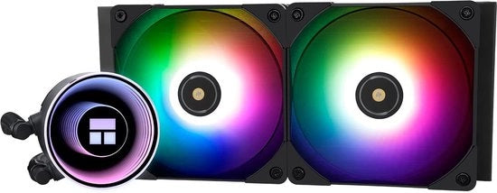 Notte 240 Nero ARGB Scatola d'Aria per CPU - Specifiche, 2 x 120 mm Ventilatore PWM - Compatibile con AMD AM4 AM5 - Intel LGA 1700 1150 1151 1200 2011