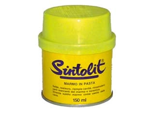 SINTOLIT STUCCO PER MARMO E CERAMICA IN BARATTOLO ML.175- - ml.175 bianco tipo verticale - 3 pezzi SINTOLIT