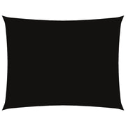 Parasole a Vela Oxford Rettangolare 6x7 m Nero cod mxl 21296