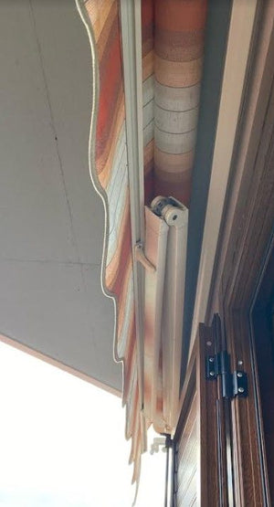 Piattina di chiusura per terminale tende modello 8000