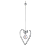 TRENDY LAMPADARIO DESIGN MODERNO IN METALLO COLORE GRIGIO E27 1 LUCE 57 WATT 106X29 CM