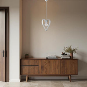 TRENDY LAMPADARIO DESIGN MODERNO IN METALLO COLORE GRIGIO E27 1 LUCE 57 WATT 106X29 CM