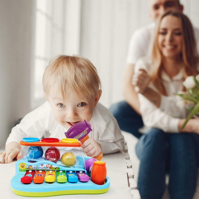 Xilofono Giocattolo per Bambini e Bambine dai 6+ Mesi Gioco Educativo Musicale