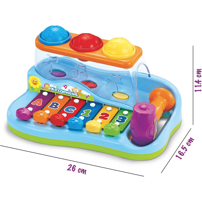 Xilofono Giocattolo per Bambini e Bambine dai 6+ Mesi Gioco Educativo Musicale