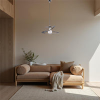 SUSY LAMPADARIO IN METALLO DESIGN MODERNO COLORE NERO E ARGENTO E27 1 LUCE 57 WATT 40X80 CM