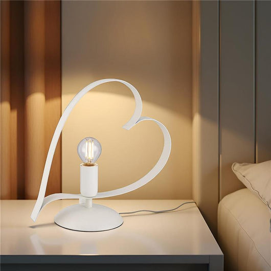 TRENDY LUME DESIGN MODERNO IN METALLO COLORE BIANCO E14 1 LUCE 46 WATT 14X14X35 CM