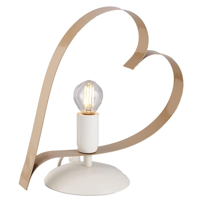 TRENDY LUME DESIGN MODERNO IN METALLO COLORE ORO E14 1 LUCE 46 WATT 14X14X35 CM