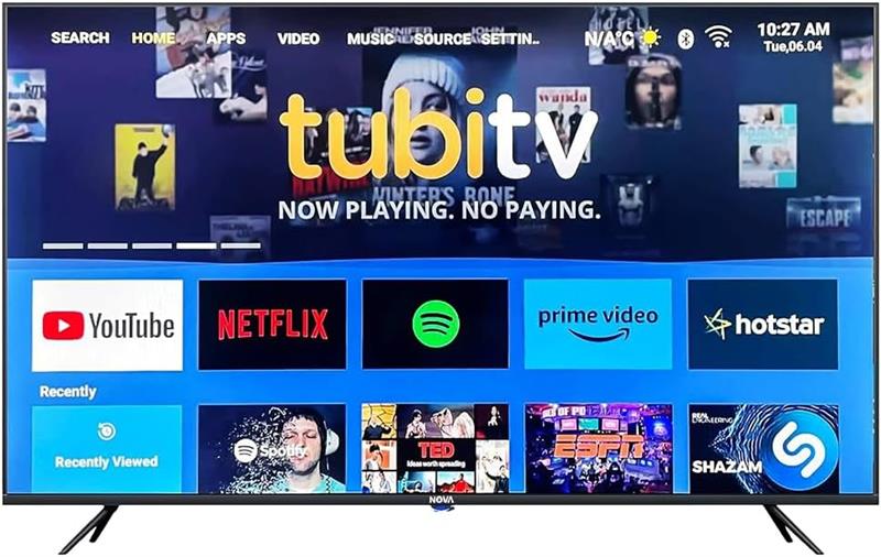 NOVA SMART TV PANEL CLASS A 43 FHD CON BLUETOOTH ANDROID 14 USB SUPPORT