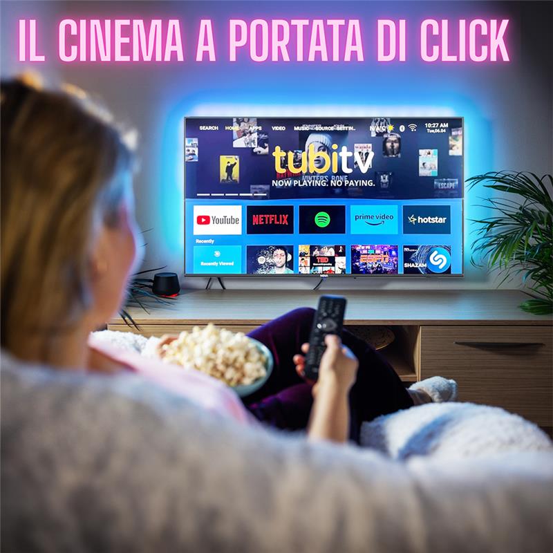 NOVA SMART TV PANEL CLASS A 43 FHD CON BLUETOOTH ANDROID 14 USB SUPPORT