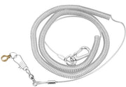 Tiro da training 6 m - Corda anti-mordicante - Cintura regolabile - Cavo leggero in plastica - Portatile - Diametro cinghia 8,5 mm - Attrezzo per uccelli