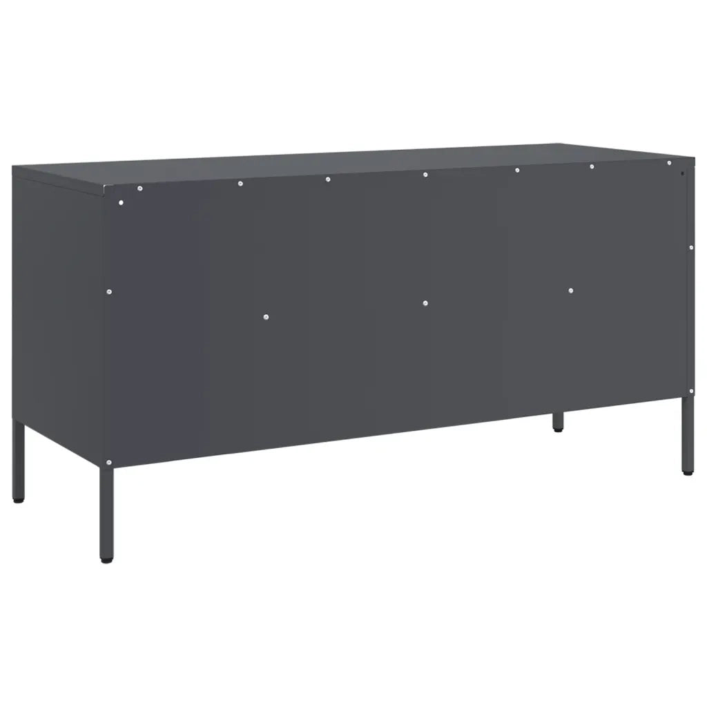 Mobile TV Antracite 100,5x39x50,5 cm in Acciaio 843038