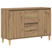 Credenza | Madia | Buffet da pranzo | Armadio da pranzo Rovere Artigianale 102x35x70 cm in Legno Multistrato
